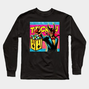 trick at hellowen style vintage Long Sleeve T-Shirt